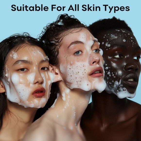 Refreshing Foaming Gentle Facial Cleanser Cleansing and Non-irritating Face Wash - Picture 4 of 12